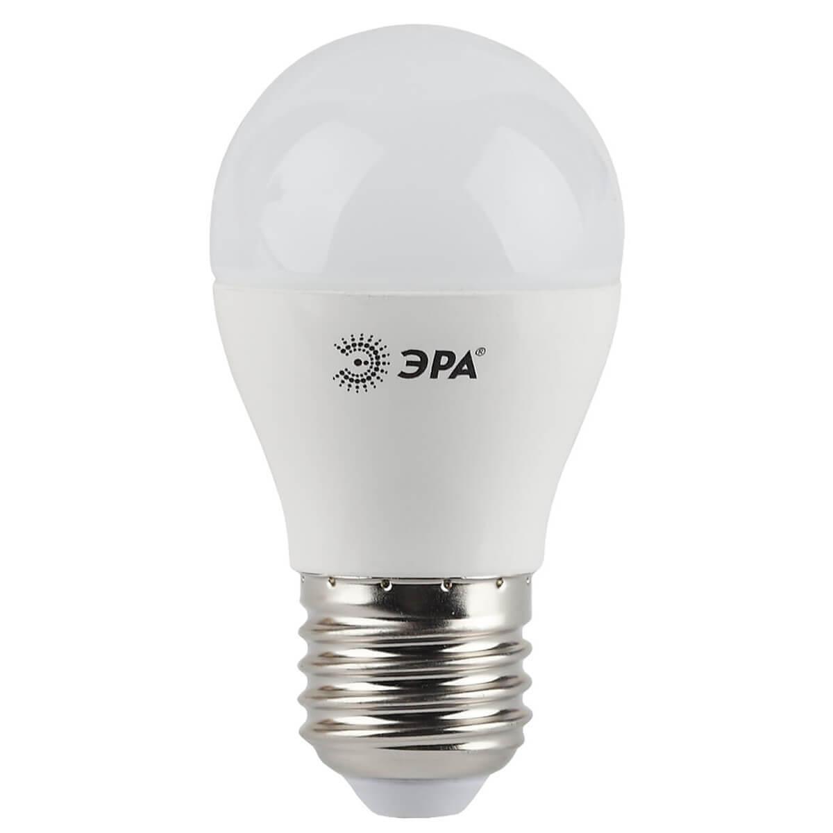 ЭРА LED P45-5W-827-E27 (диод, шар, 5Вт, тепл, E27)