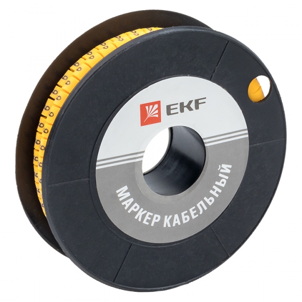 EKF PROxima Маркер кабельный 4,0 мм2 &quot;9&quot; (500 шт.) (ЕС-2)