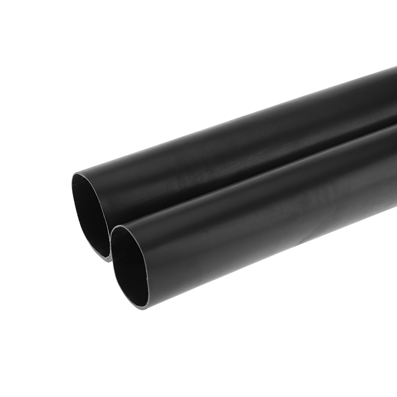 Термоусадочная трубка клеевая 70,0/12,0 мм, (6:1) черная, упаковка 2 шт. по 1 м Rexant