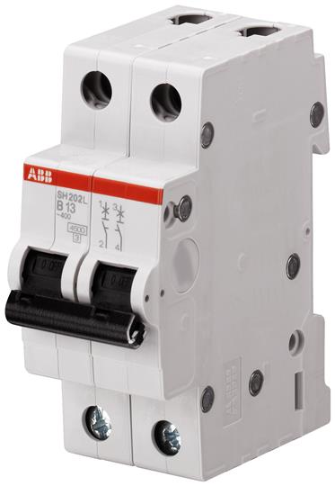 ABB Выключатель автоматический 2-полюсной SH202 C 8