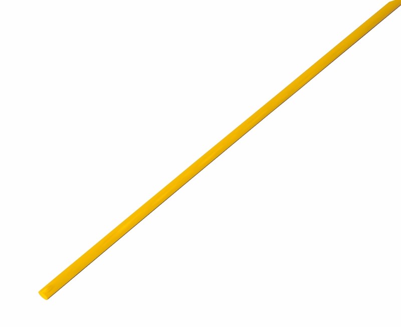 2.5 / 1.25 мм 1м термоусадка жёлтая Rexant