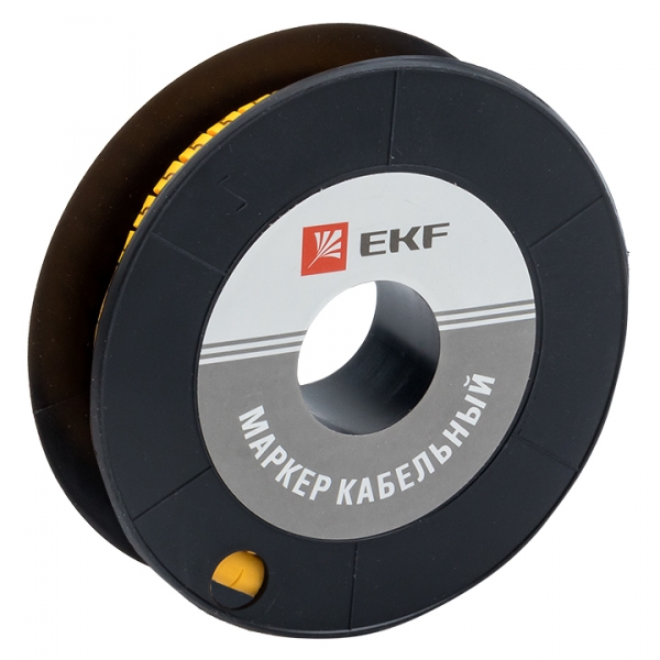 EKF PROxima Маркер кабельный 4,0 мм2 &quot;2&quot; (500 шт.) (ЕС-2)