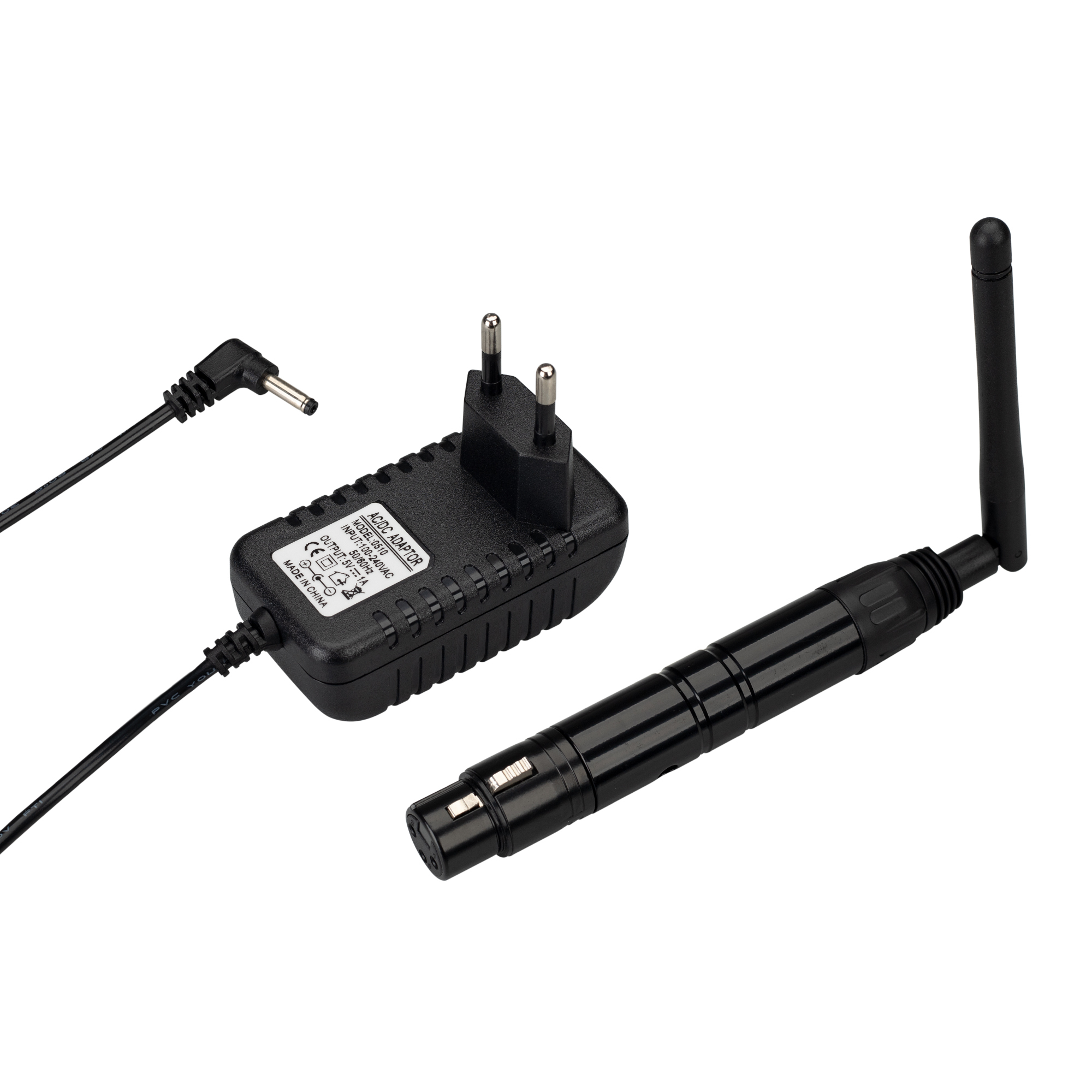 Arlight Усилитель SMART-DMX-Receiver Black (5V, XLR3 Male, 2.4G) (IP20 Металл, 5 лет)