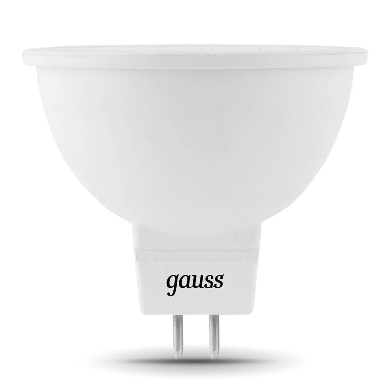 Gauss Лампа MR16 12V 5W 530lm 4100K GU5.3 LED