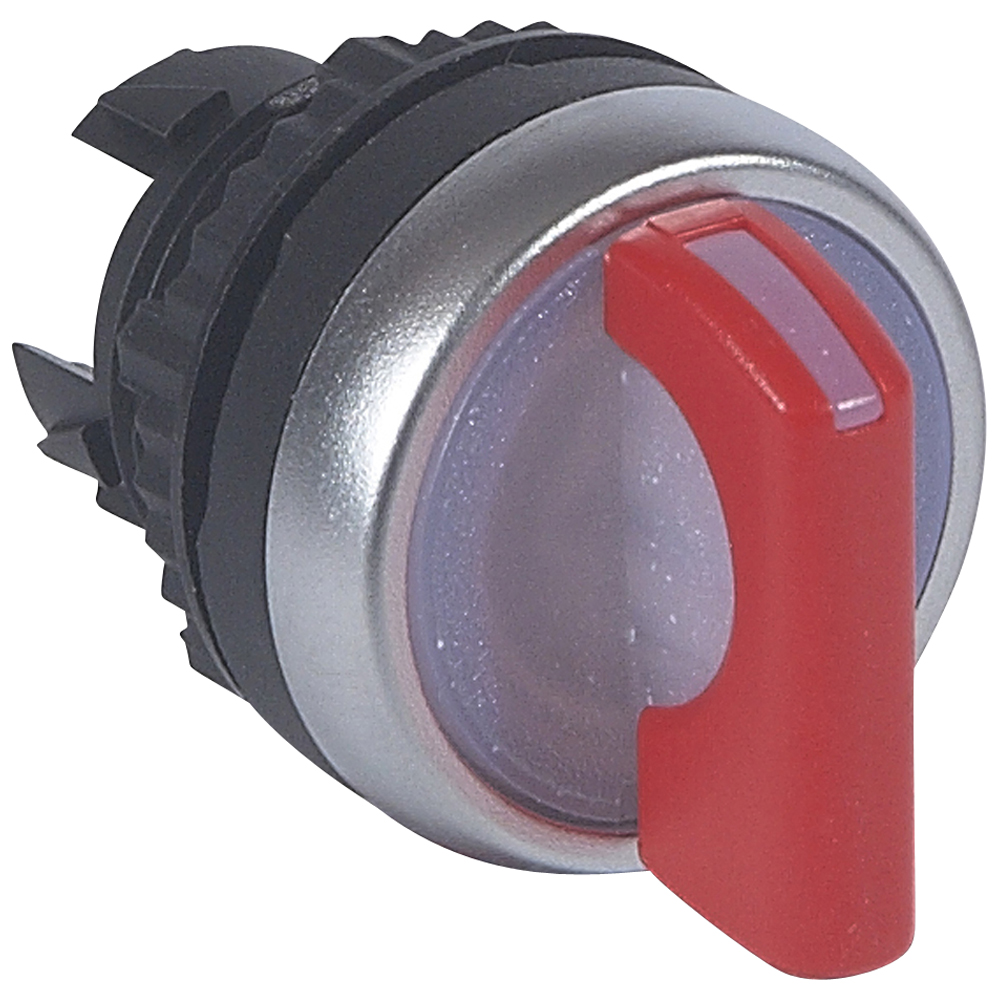 Legrand Osmoz Переключатель для комплектации с подсветкой 2 положения с фиксацией 45° красный