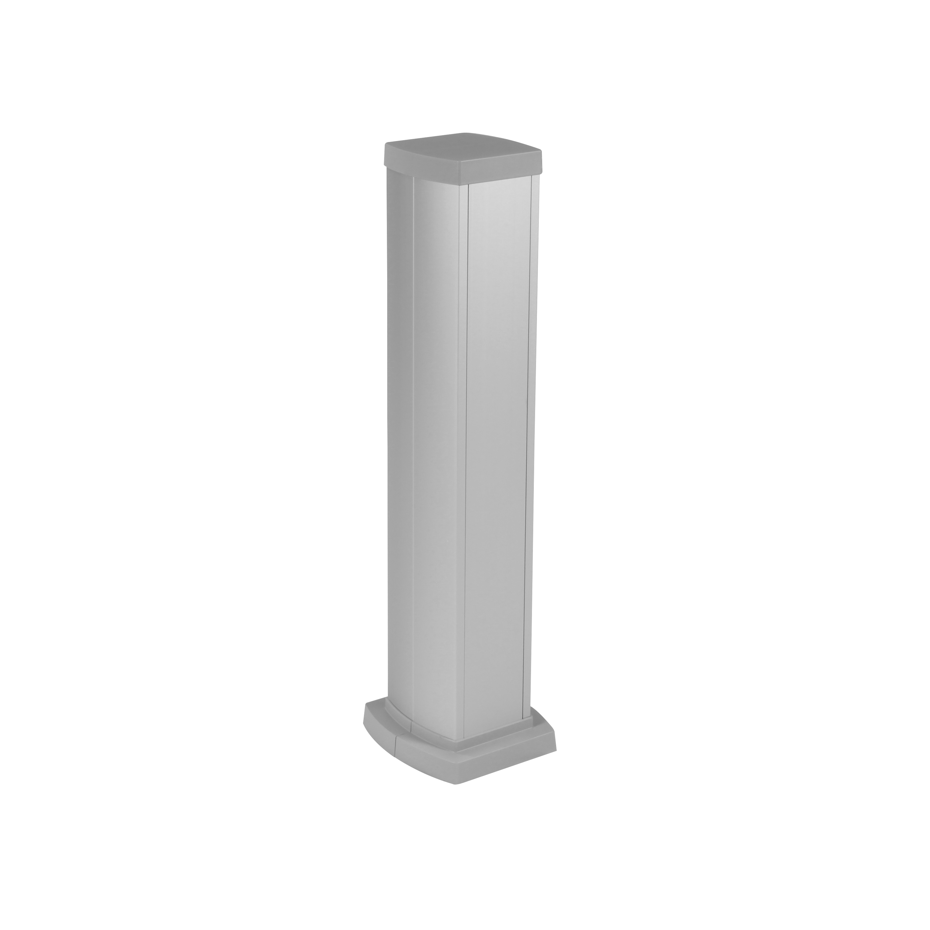 Legrand Универсальная мини-колонна алюминиевая с крышкой из алюминия 2 секции, высота 0,68 метра, цвет алюминий