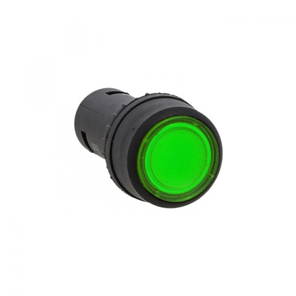 EKF PROxima Кнопка SW2C-10D с подсветкой зеленая NO