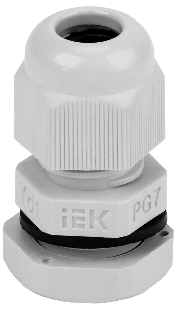 IEK Сальник PG7 диаметр проводника 5-6мм IP54