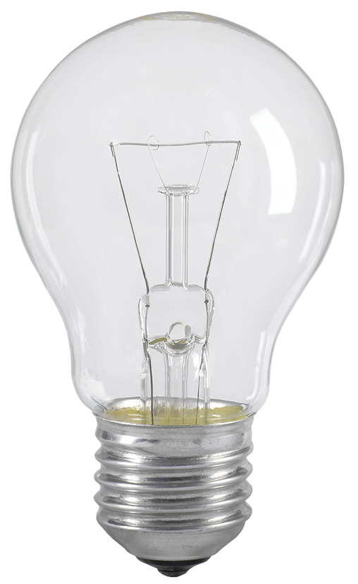 IEK Лампа накаливания A55 шар прозр. 60Вт E27