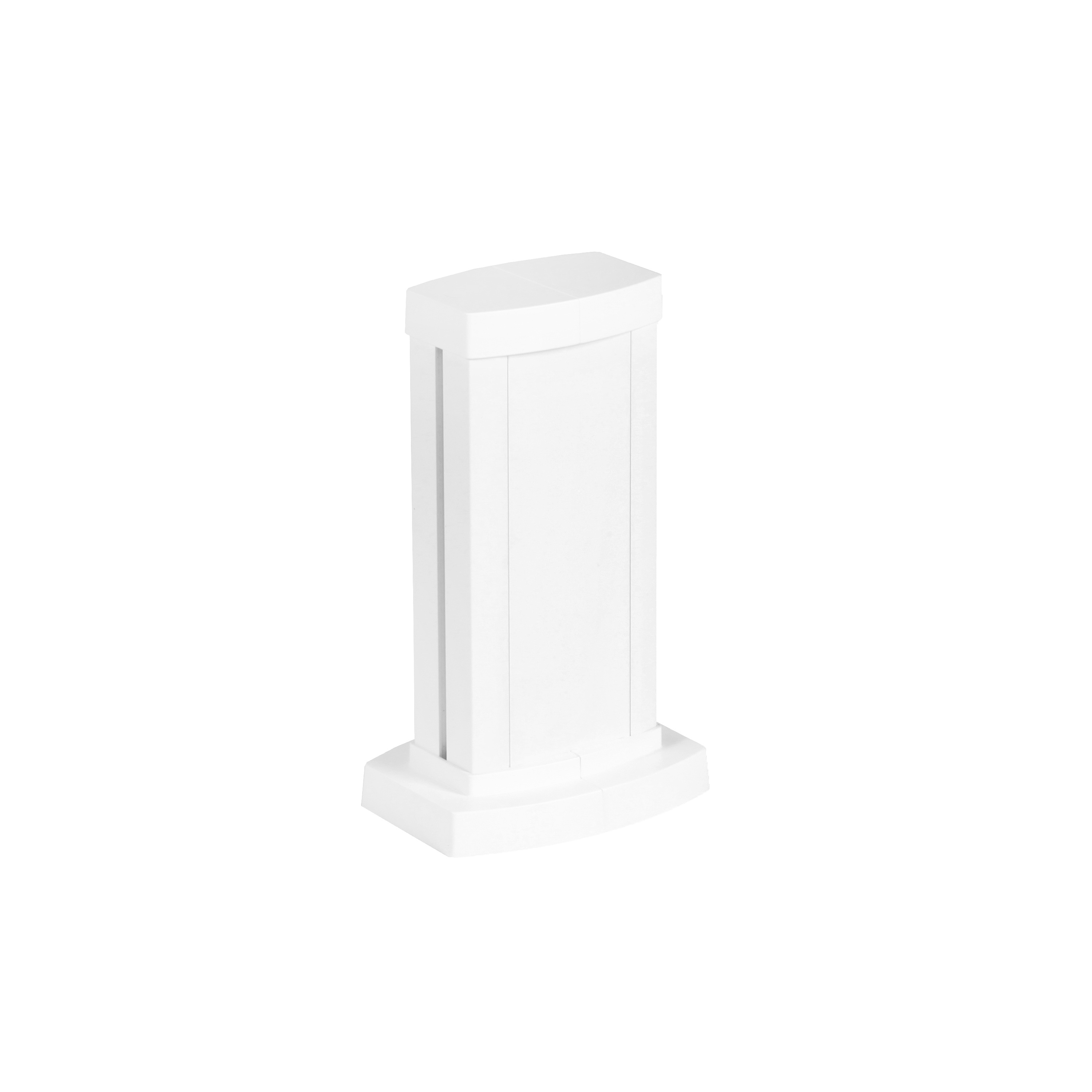 Legrand Универсальная мини-колонна алюминиевая с крышкой из алюминия 1 секция, высота 0,3 метра, цвет белый