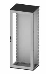 Комплект шкафа CQE, застеклённая дверь и задняя панель, 1800x1000x800мм