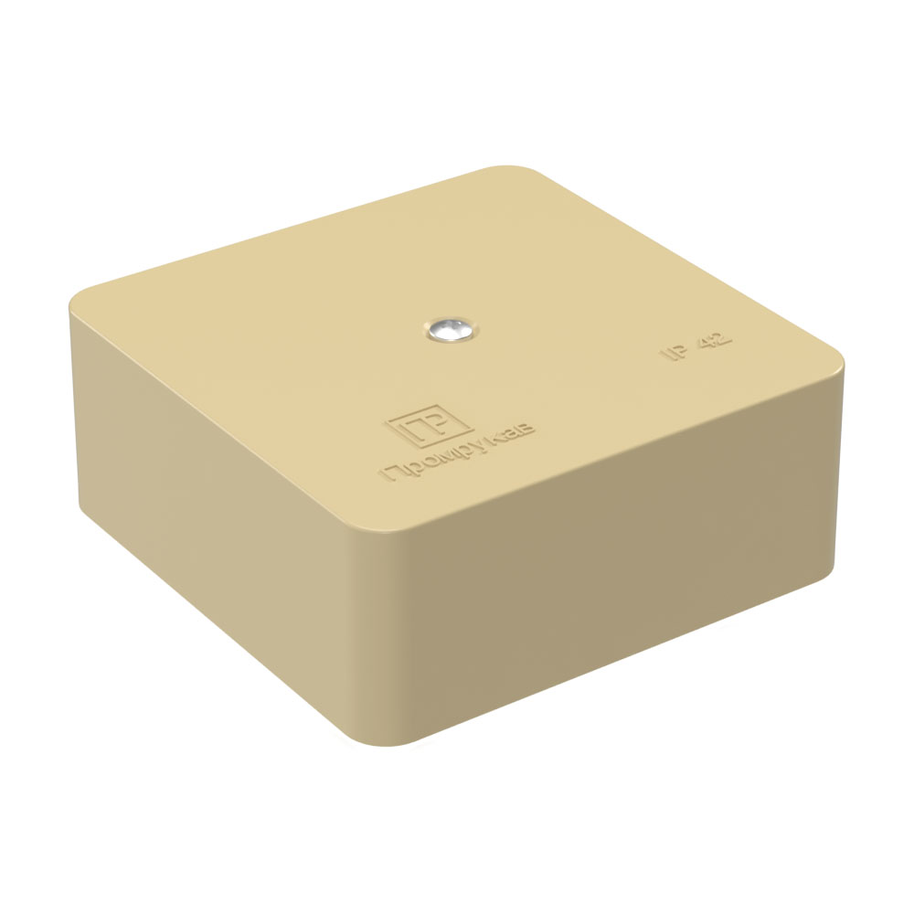 Коробка универсальная для кабель-канала 40-0450 Промрукав безгалогенная (HF) сосна 75х75х30 (90шт/кор)