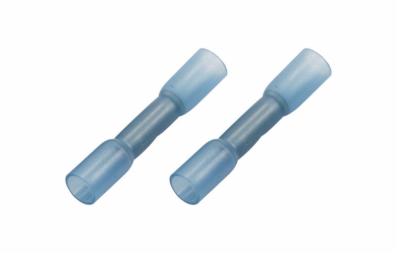 СОЕДИНИТЕЛЬНАЯ ГИЛЬЗА изолированная термоусаживаемая L-37мм 1.5-2.5мм² (ГСИ-т 2.5 / ГСИ-т 1,5-2,5) синий Rexant