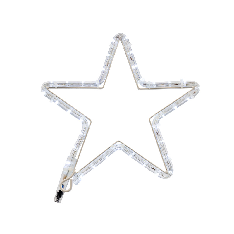 NEON-NIGHT Фигура световая "Звездочка LED" цвет белый, размер 30*28 см