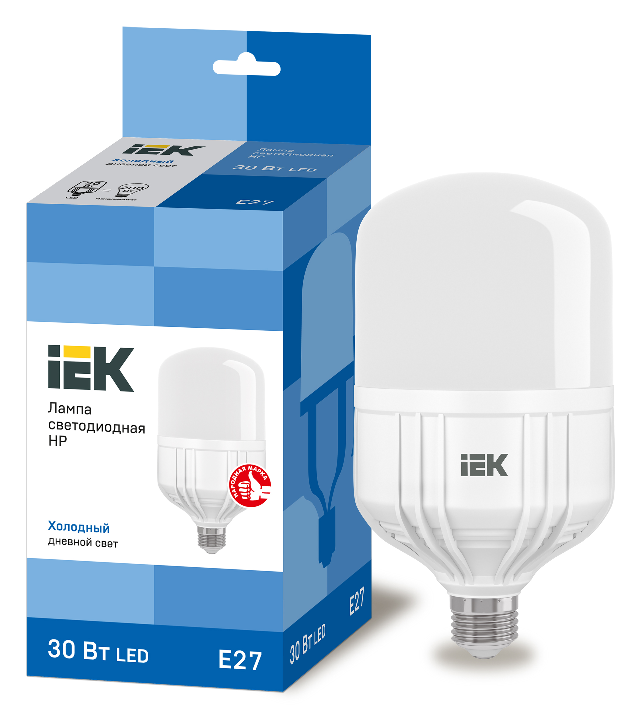 IEK Лампа светодиодная HP 30Вт 230В 6500К E27