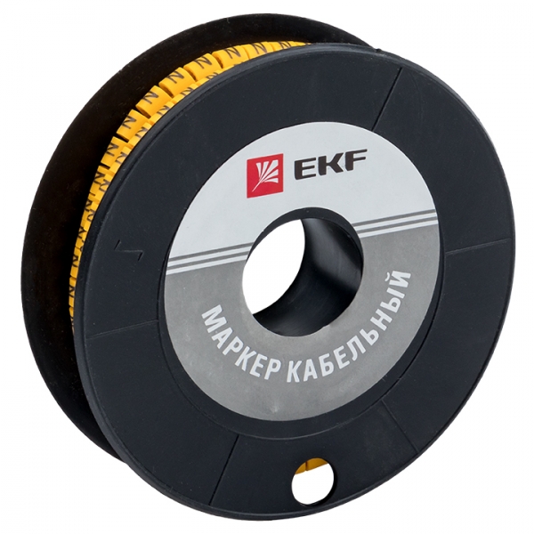 EKF PROxima Маркер кабельный 1,5 мм2 &quot;4&quot; (1000 шт.) (ЕС-0)