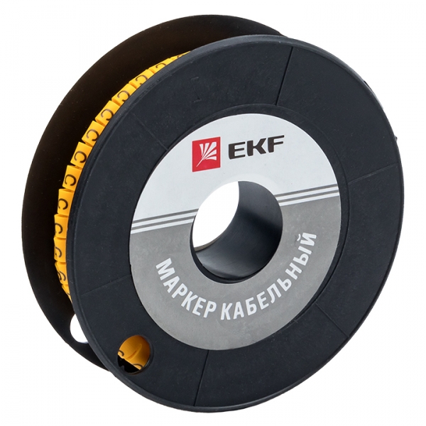 EKF PROxima Маркер кабельный 4,0 мм2 &quot;C&quot; (500 шт.) (ЕС-2)