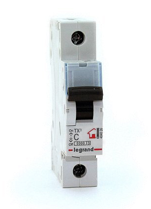 Legrand TX3 Автоматический выключатель 1P 10A (С) 6000