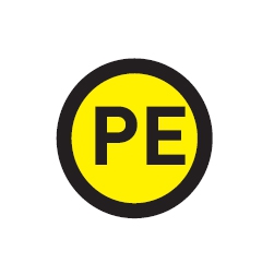 EKF PROxima Наклейка "PE" (d20мм.)