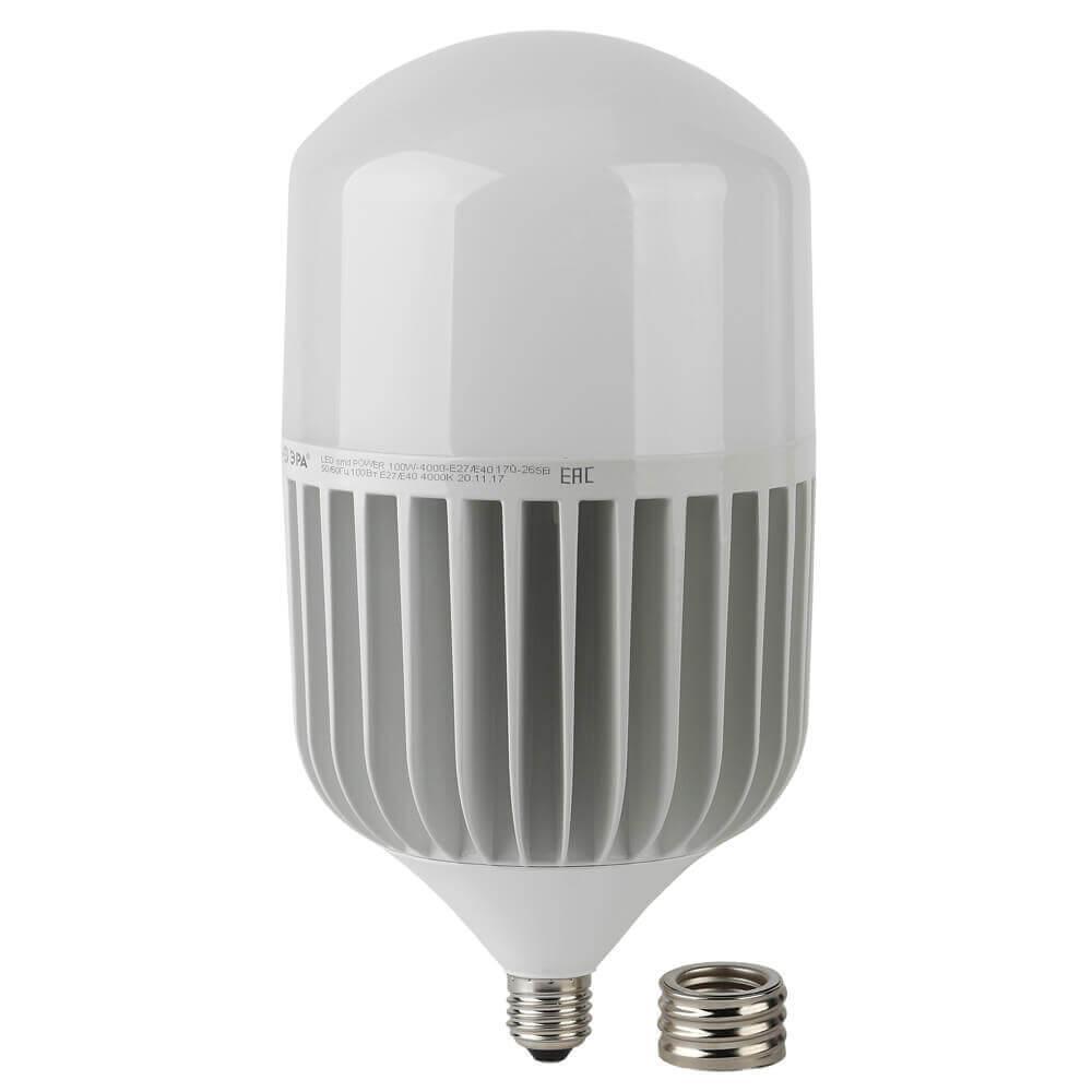 ЭРА LED POWER T160-100W-4000-E27/E40 (диод, колокол, 100Вт, нейтр, E27/E40)