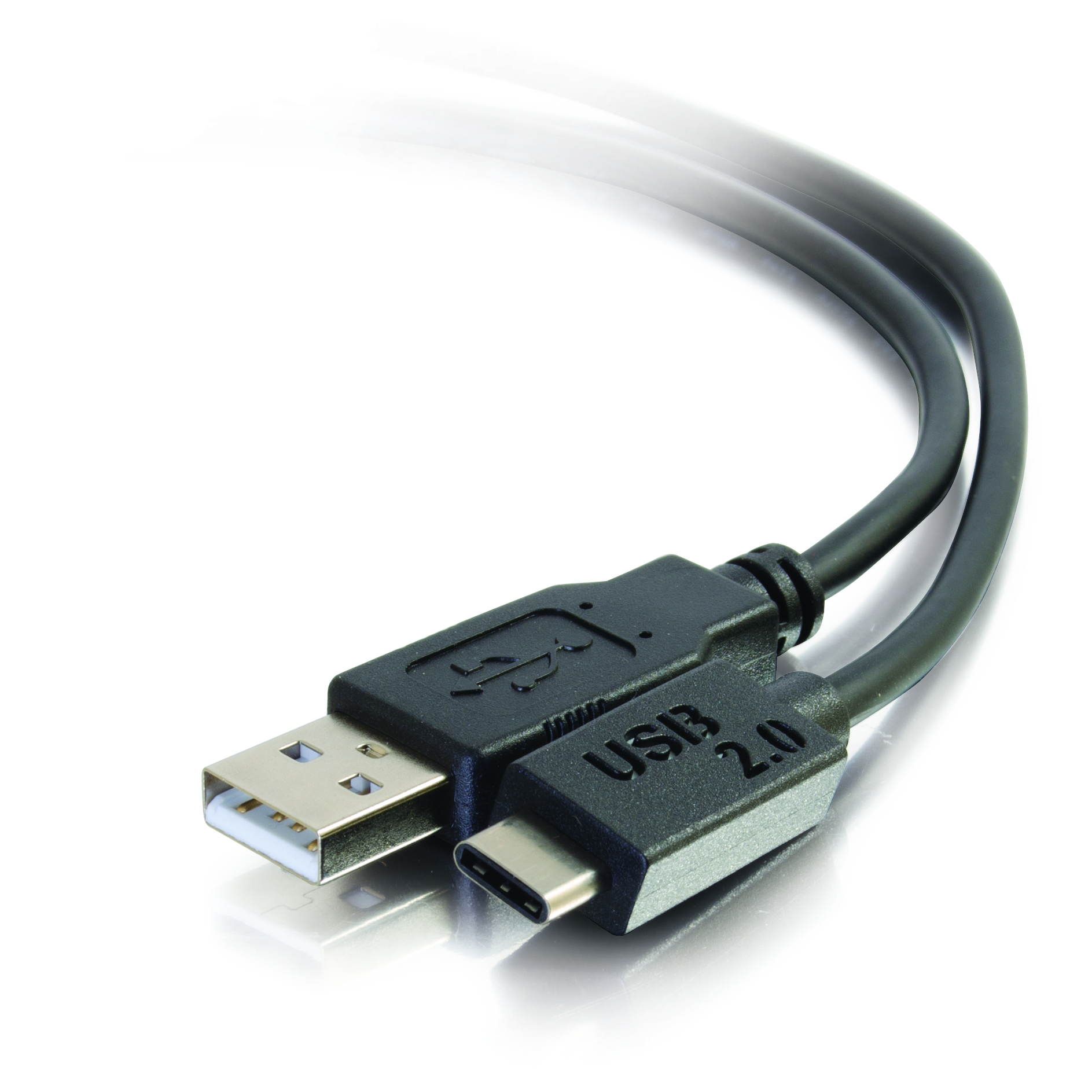 Legrand VDI Кабель USB 2.0 тип C штекер USB A штекер 1м
