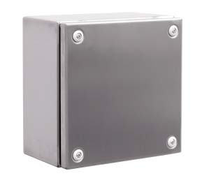 Сварной металлический корпус CDE из нержавеющей стали (AISI 304), 800 x 400 x 120 мм