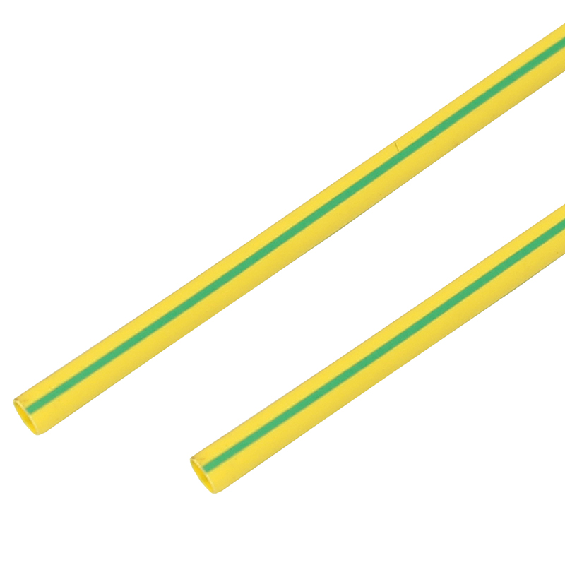 PROconnect Термоусадочная трубка 14/7,0 мм, желто-зеленая, упаковка 50 шт. по 1 м