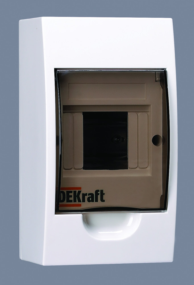 DEKraft Корпус пластиковый навесной 4 мод. IP41 ЩРН-П-4