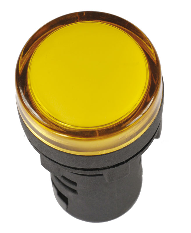 IEK Лампа AD16DS(LED)матрица d16мм желтый 230В AC