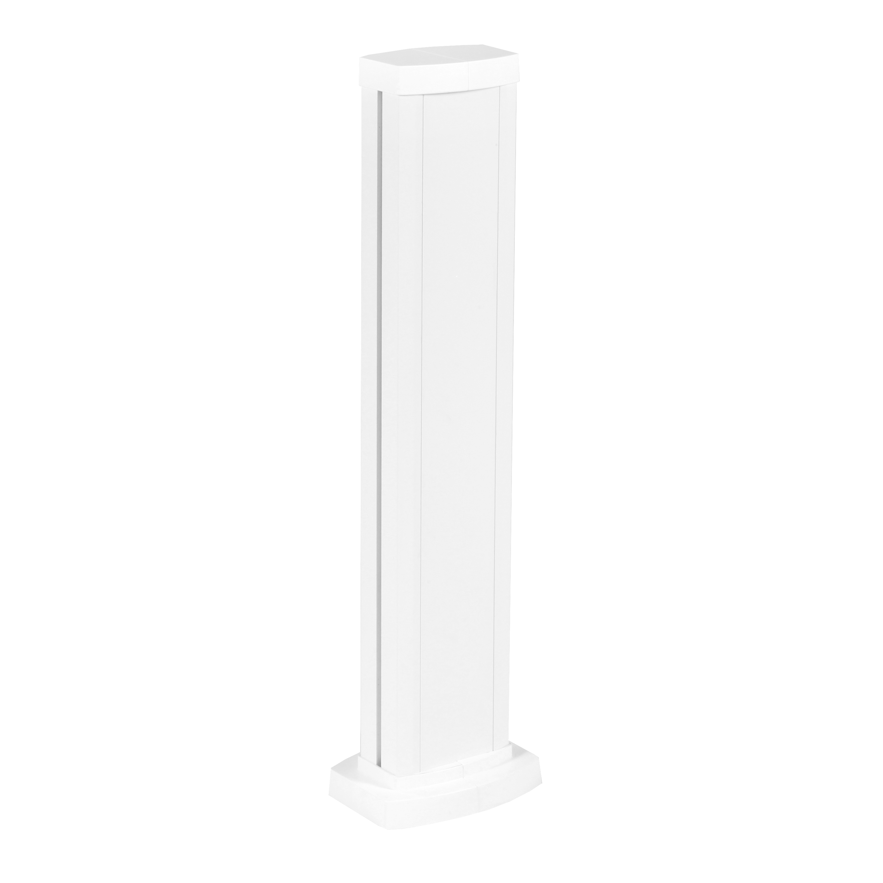 Legrand Универсальная мини-колонна алюминиевая с крышкой из алюминия 1 секция, высота 0,68 метра, цвет белый