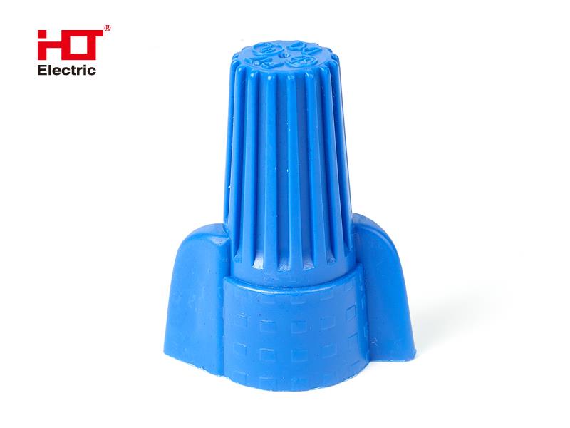 Соединительный изолирующий зажим СИЗ-K-4 20мм² с лепестками синий (уп./50 шт) HLT