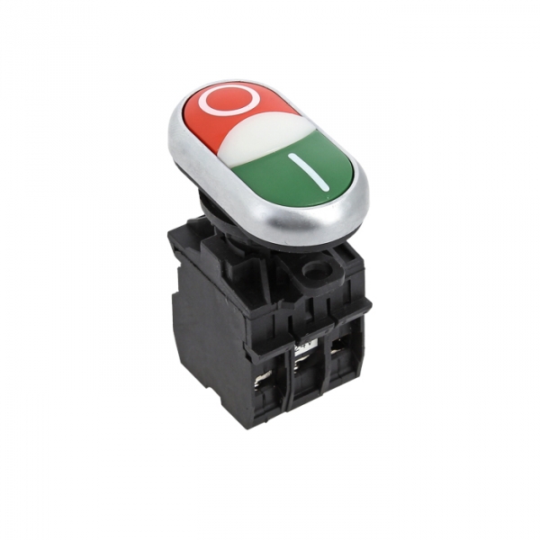 EKF PROxima Кнопка LA32HND красно-зеленая "Пуск-Стоп" с подсветкой NO+NC