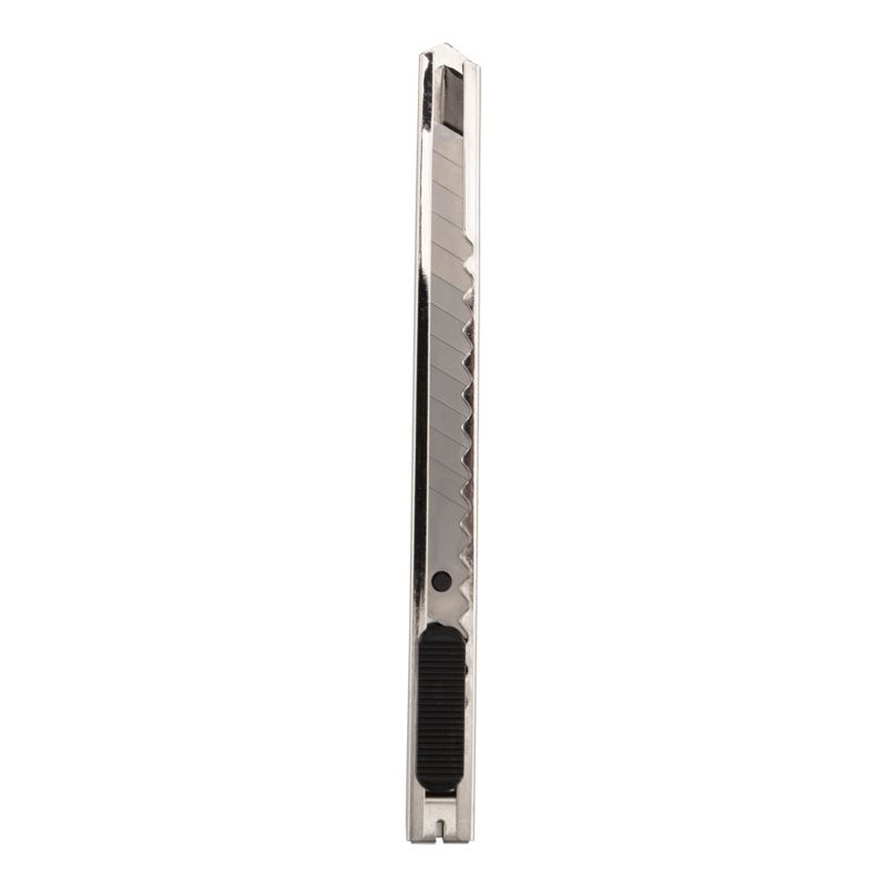 Нож с сегментированным лезвием 9 мм, корпус металлический, c клипсой Rexant