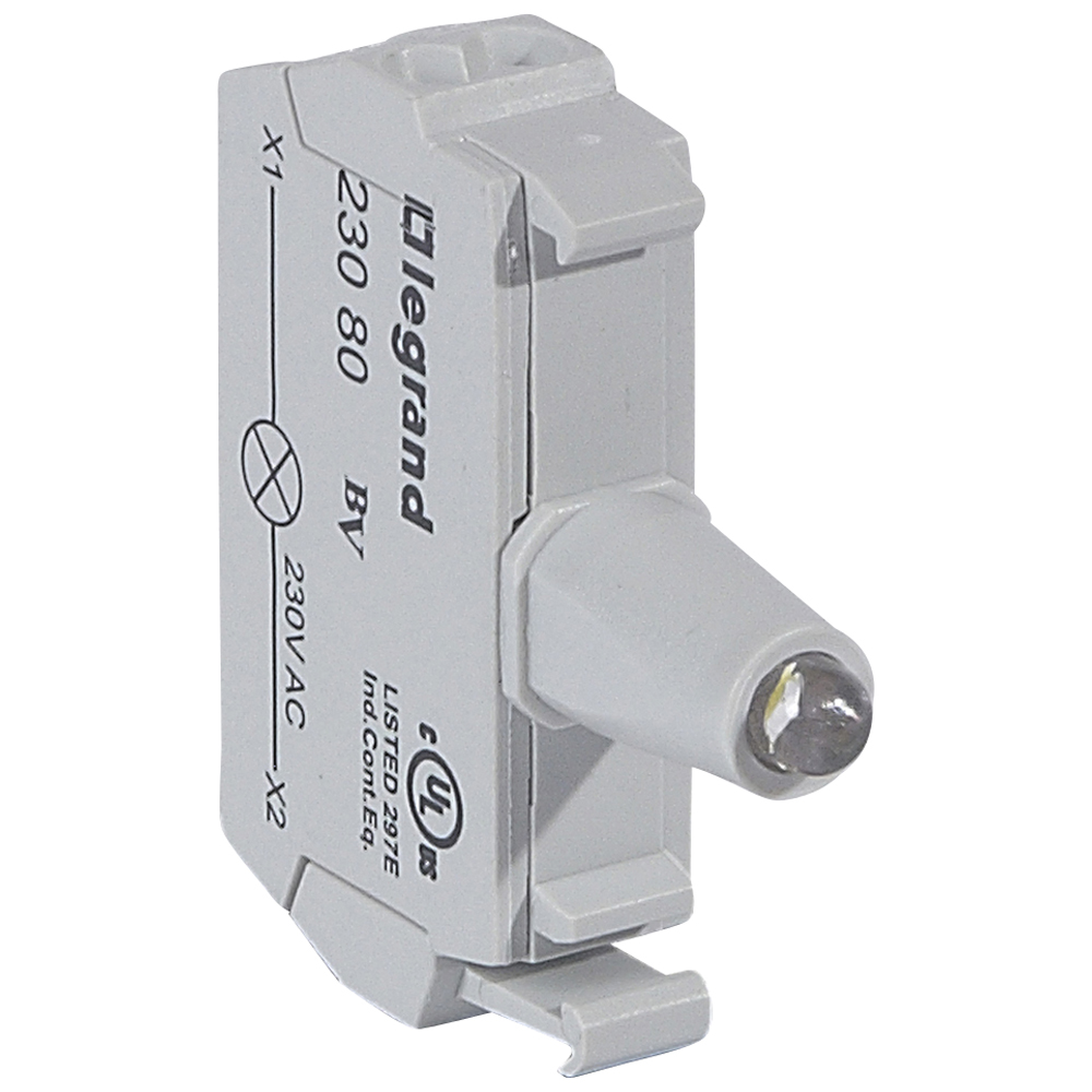 Legrand Osmoz Блок подсветки для индикаторных кнопок и диффузоров для комплектации с пружинными клеммами 230 В~ белый