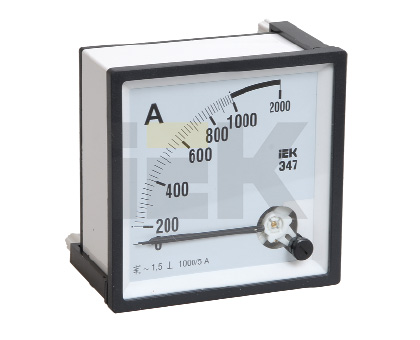 IEK Амперметр Э47 400/5А кл. точн. 1,5 96х96мм