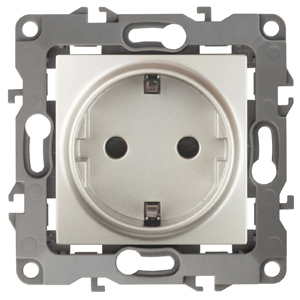ЭРА 12-2101-15 Розетка 2P+E Schuko, 16A-250В, IP20, 12, Перламутр
