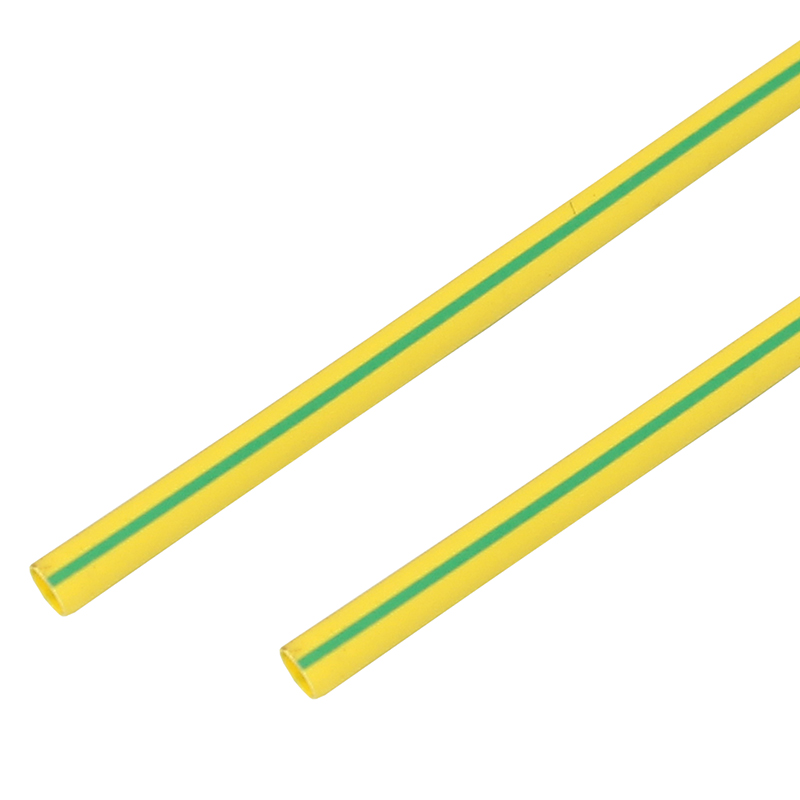 PROconnect Термоусадочная трубка 8,0/4,0 мм, желто-зеленая, упаковка 50 шт. по 1 м