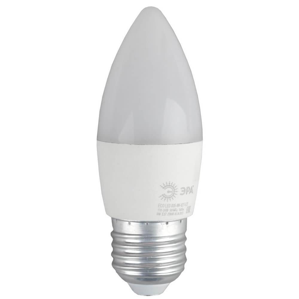 ЭРА ECO LED B35-8W-827-E27 (диод, свеча, 8Вт, тепл, E27)