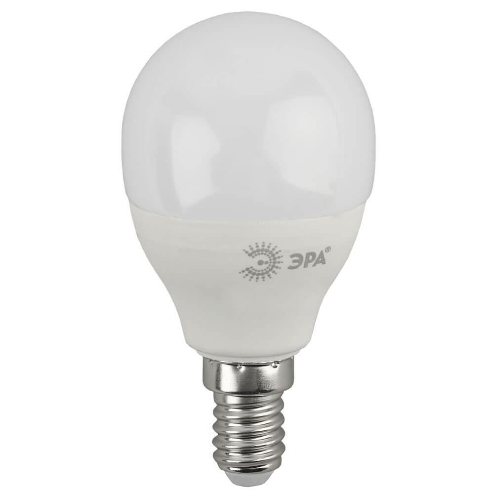 ЭРА ECO LED P45-10W-827-E14 (диод, шар, 10Вт, тепл, E14)