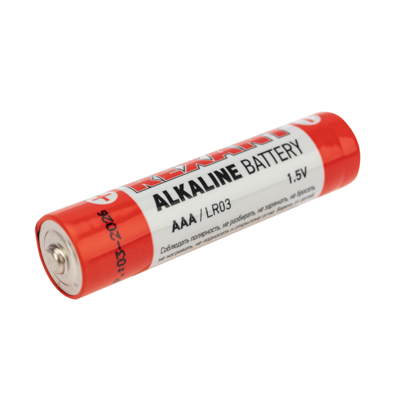 Алкалиновая батарейка AAA/LR03 1,5 V 1200 mAh Rexant