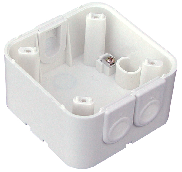 BEG Монтажная коробка IP54, для датчиков Indoor 180, 88x88x42мм, /Белый