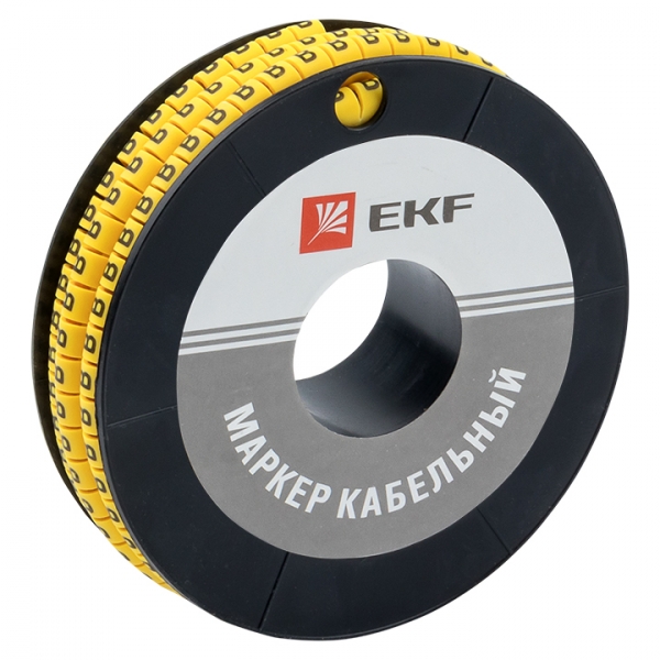 EKF PROxima Маркер кабельный 4,0 мм2 &quot;B&quot; (500 шт.) (ЕС-2)