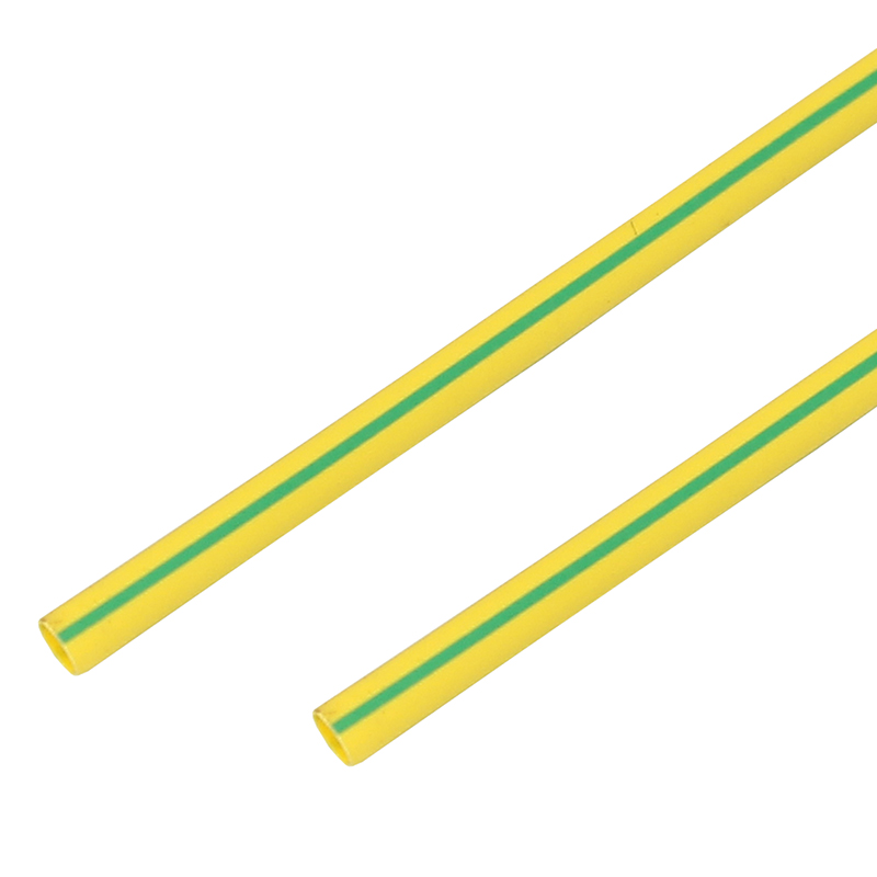 PROconnect Термоусадочная трубка 6,0/3,0 мм, желто-зеленая, упаковка 50 шт. по 1 м