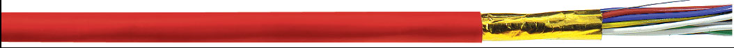 Кабель связи для передачи данных медь J-Y(St)Y 2x0.8 красный ГОСТ