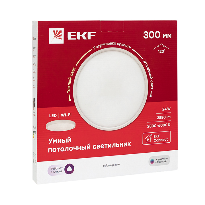 EKF Connect Умный потолочный светильник 300 мм