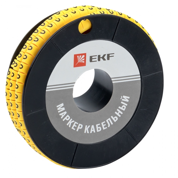 EKF PROxima Маркер кабельный 1,5 мм2 &quot;0&quot; (1000 шт.) (ЕС-0)