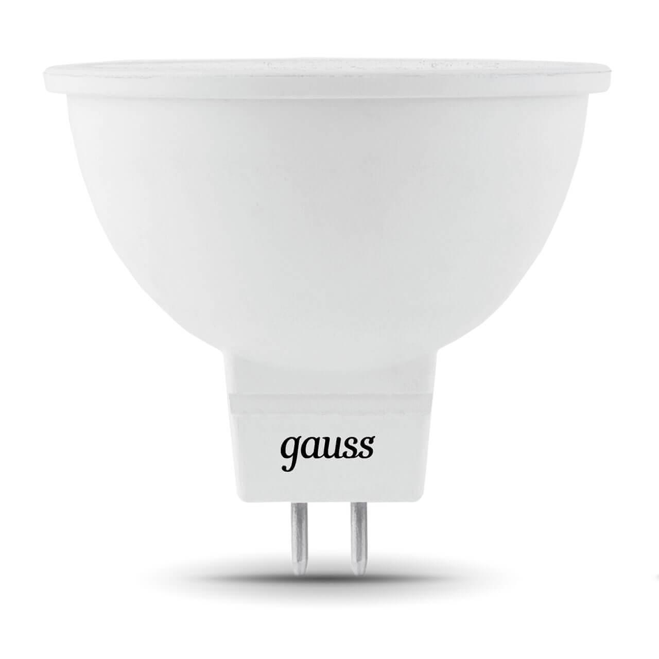 Gauss Лампа MR16 12V 5W 530lm 6500K GU5.3 LED