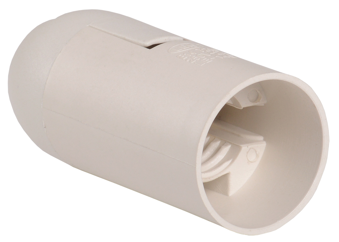 IEK Ппл14-02-К02 Патрон подвесной пластик, Е14, белый, индивидуальный пакет,