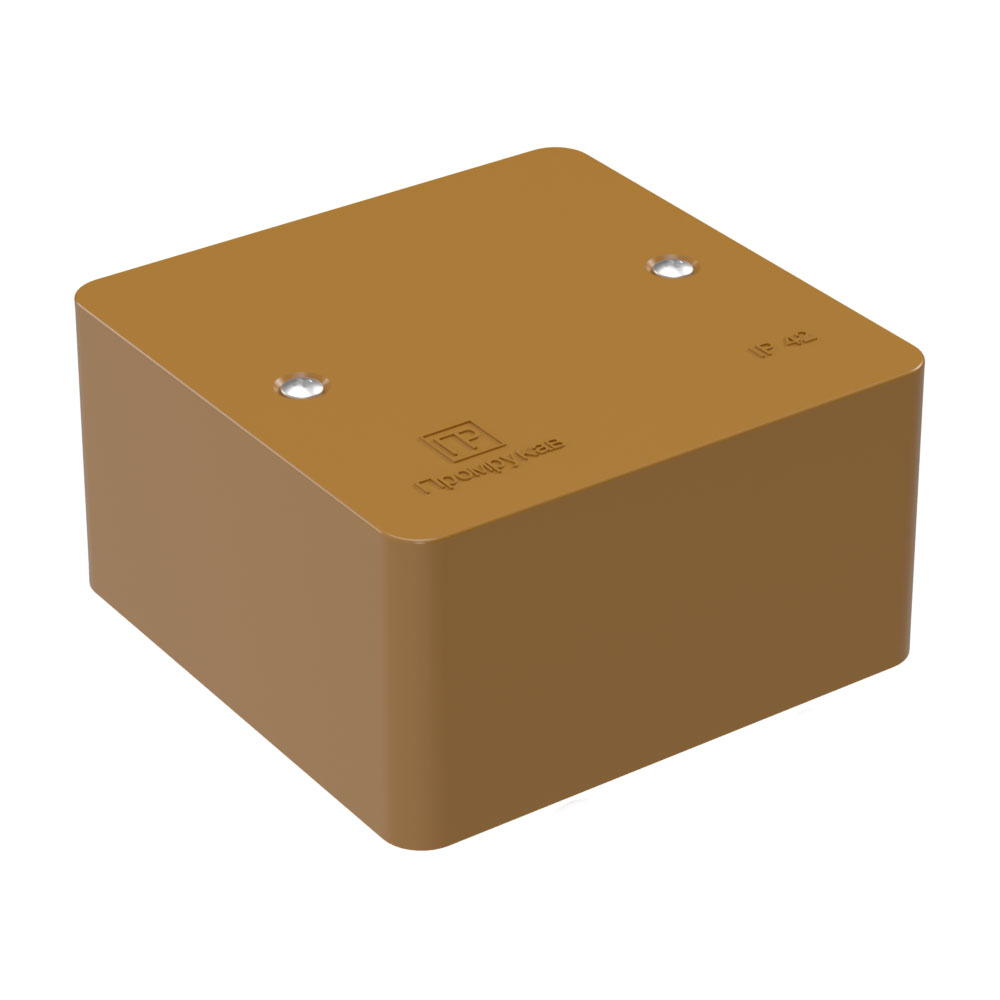 Промрукав Коробка универсальная для кабель-канала 40-0460 безгалогенная (HF) бук 85х85х45 (152шт/кор)