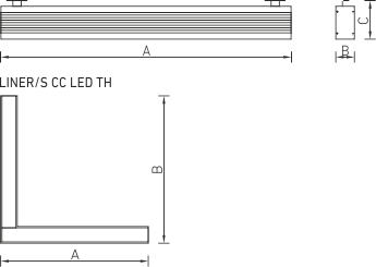 СТ LINER/S LED 1200 TH WH 4000K